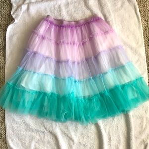 Colorful evening tutu for kids!